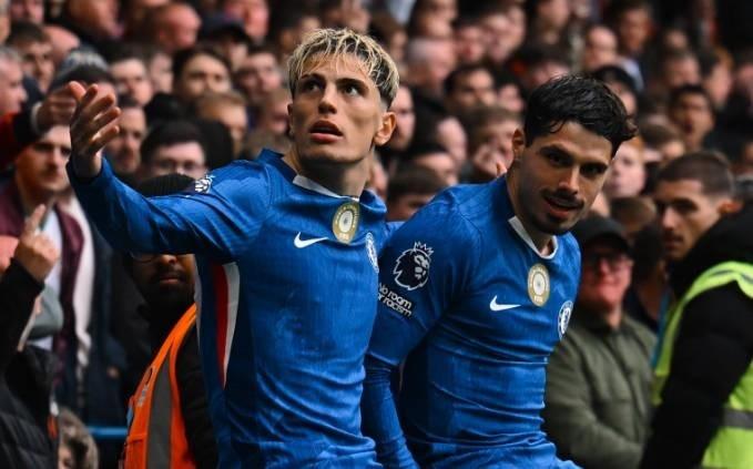 左脚低射破门,加纳乔成为切尔西队史第6位进球的阿根廷球员