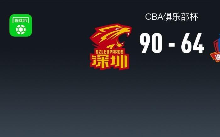 CBA俱乐部杯战报：深圳9064大胜长沙