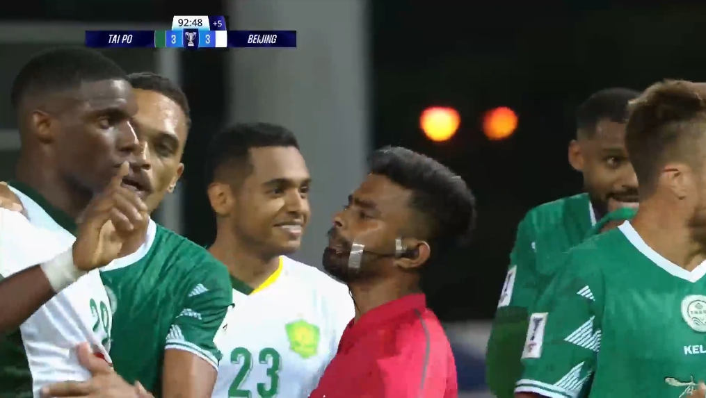 遭误判！北京国安被绝平，亚冠二级：中超第4跟港超第5水平相当