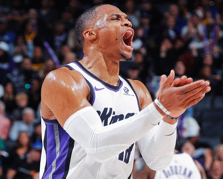 文班轰21+17+4+6仍无缘今日最佳！对不起，你碰到暴走的威少了