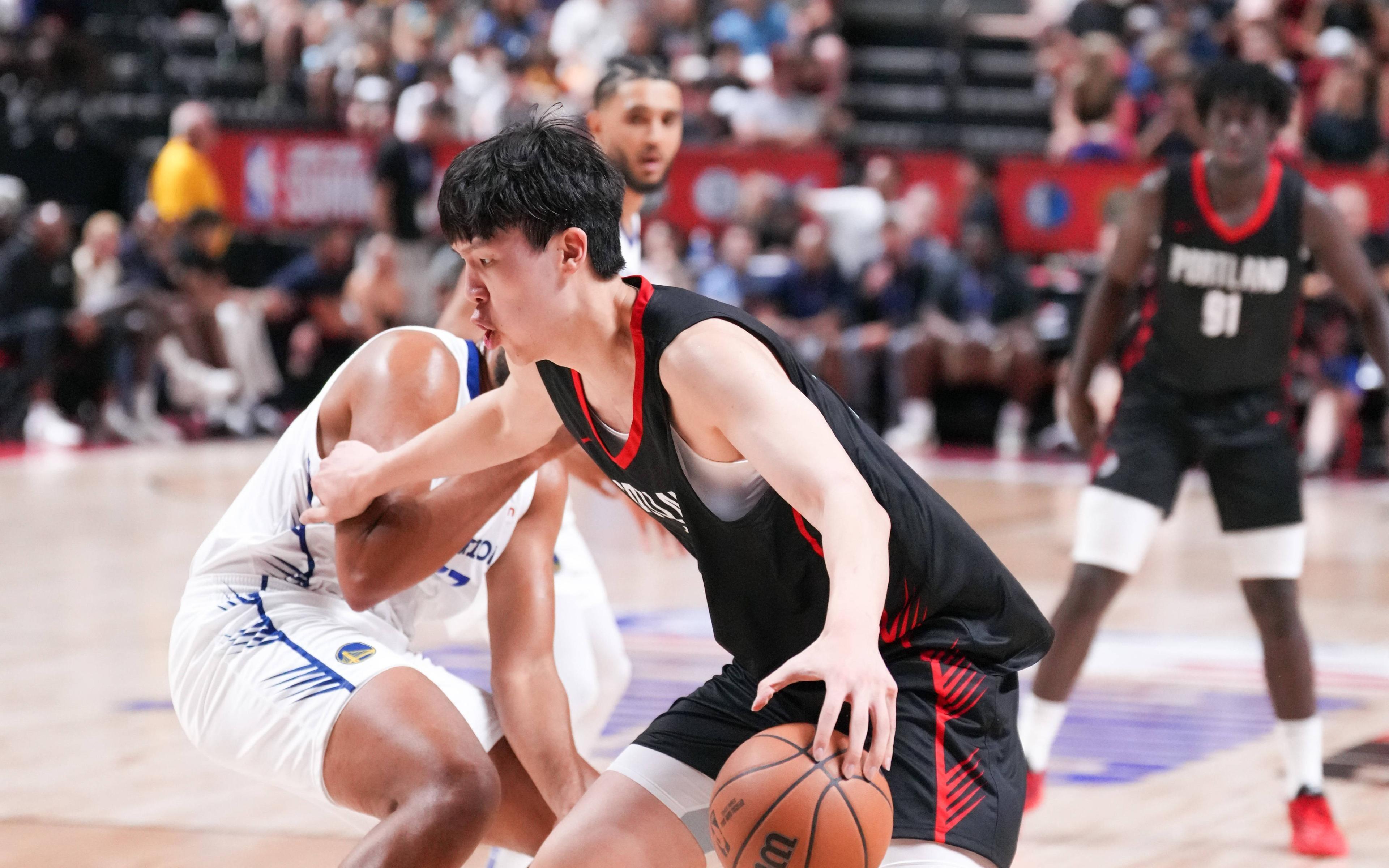 CCTV5直播，开拓者VS热火，杨瀚森继续