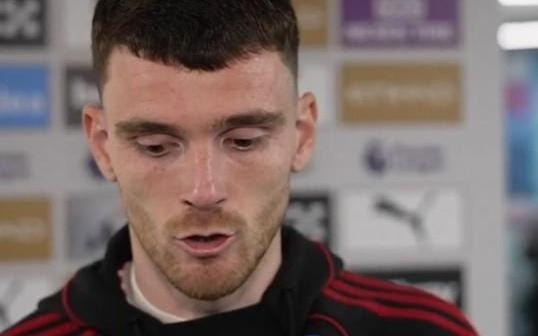 罗伯逊谈范戴克进球被吹：感觉自己躲开了，我不在门将视线内