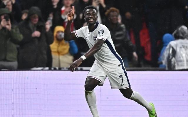 萨卡：进球后给替补席的手势我只是想