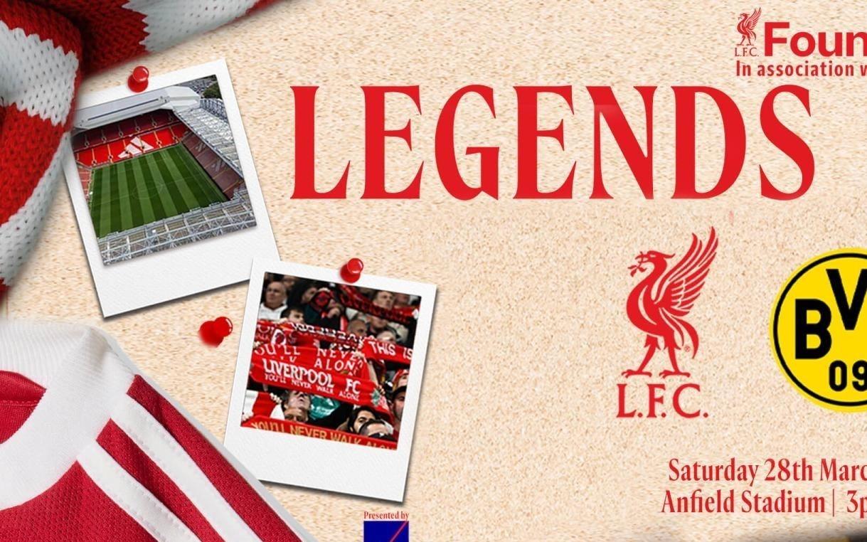 官方:利物浦传奇队明年3月将与多特传奇队踢慈善赛