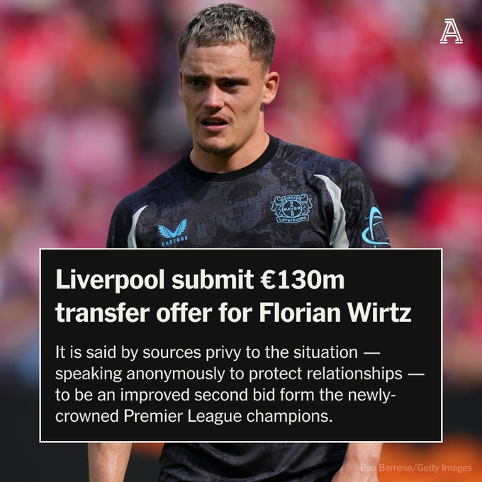 来真的！奥恩斯坦确认：利物浦第二次总价1.3亿欧报价维尔茨