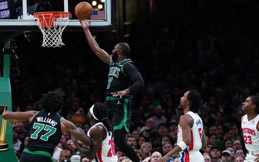 大逆转，凯尔特人以117114险胜底特律