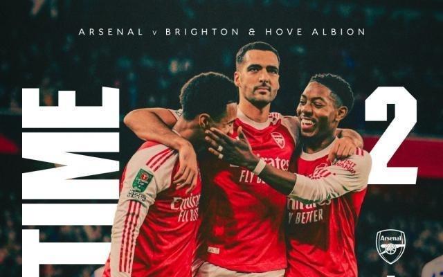 【联赛杯】阿森纳2比0布莱顿，恩瓦内