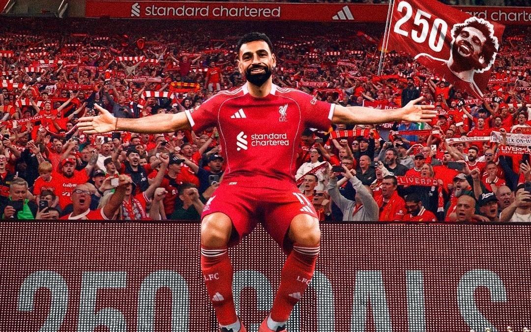 红军历史第三人，萨拉赫解锁利物浦生