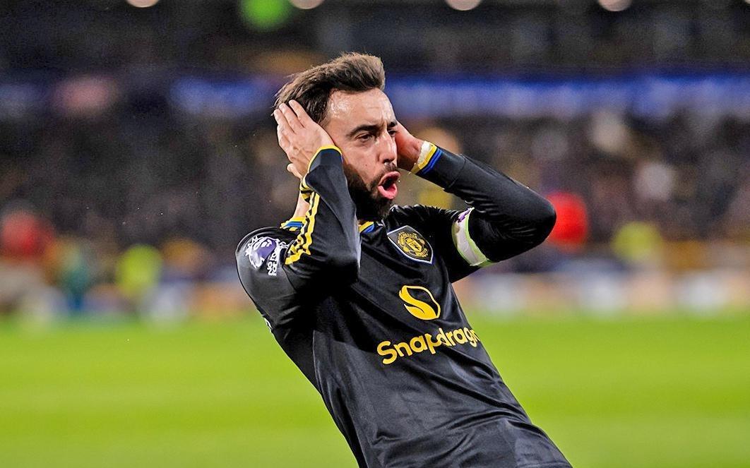 热闻B费一传两射造两大神迹！曼联客场41大胜狼队升至英超第六