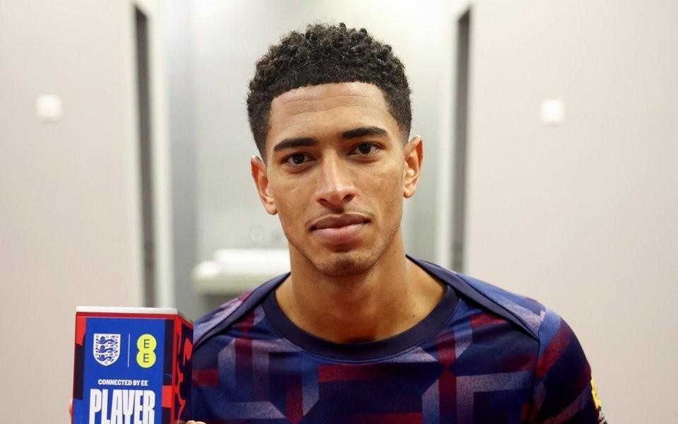 官方：贝林厄姆当选与阿尔巴尼亚一役