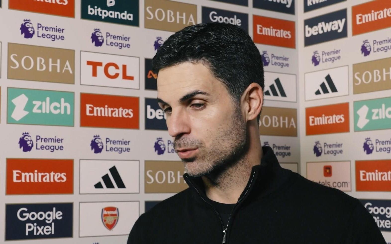 连续108场丢球没有超过3个，阿尔特塔