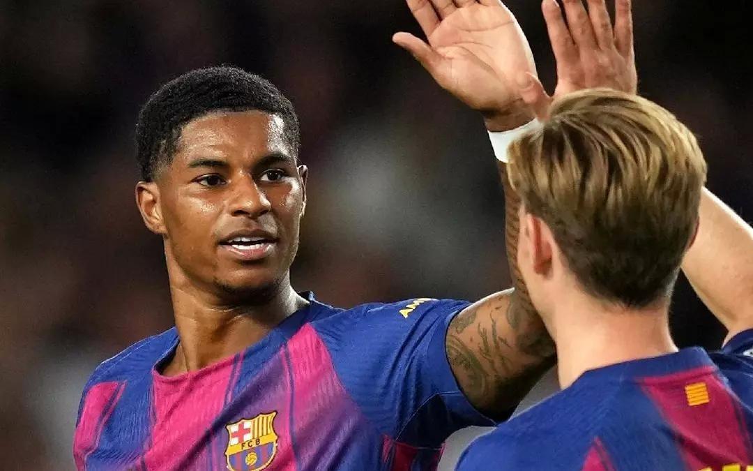 跟队：拉什福德今天没有随队训练，而是