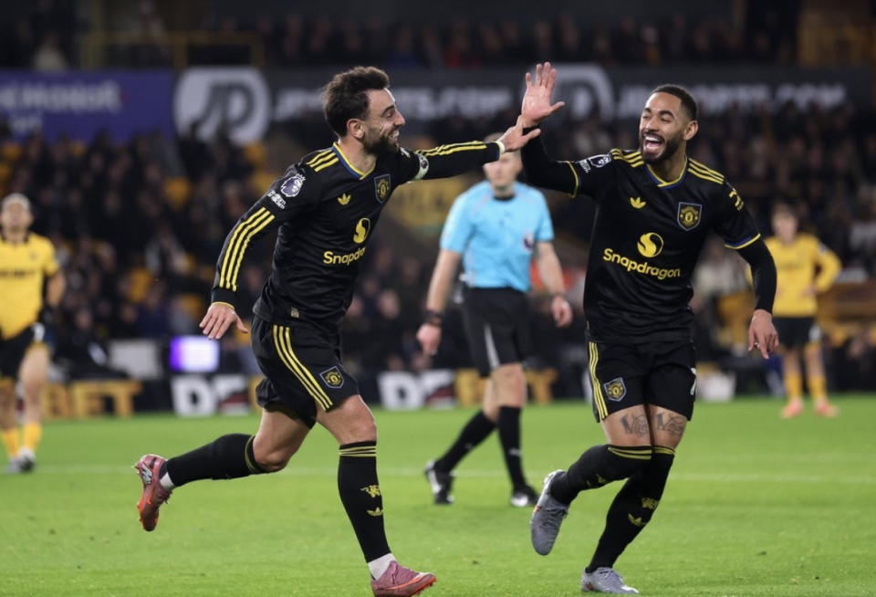 英超：曼联41副班长升至第6！B费2球1助