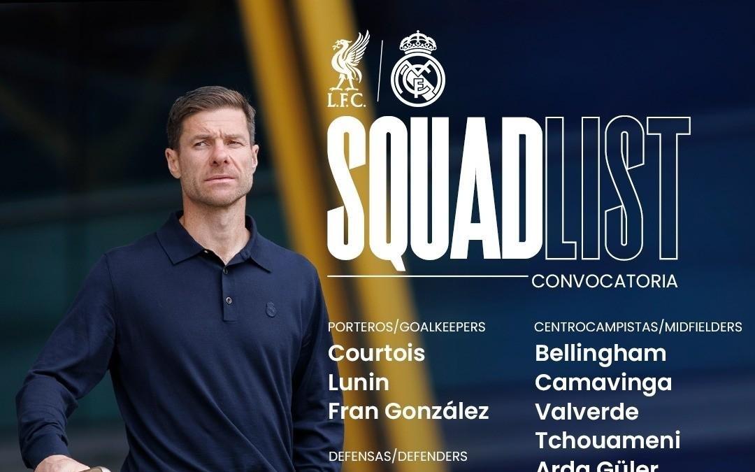 皇马欧冠客战利物浦大名单：阿诺德战