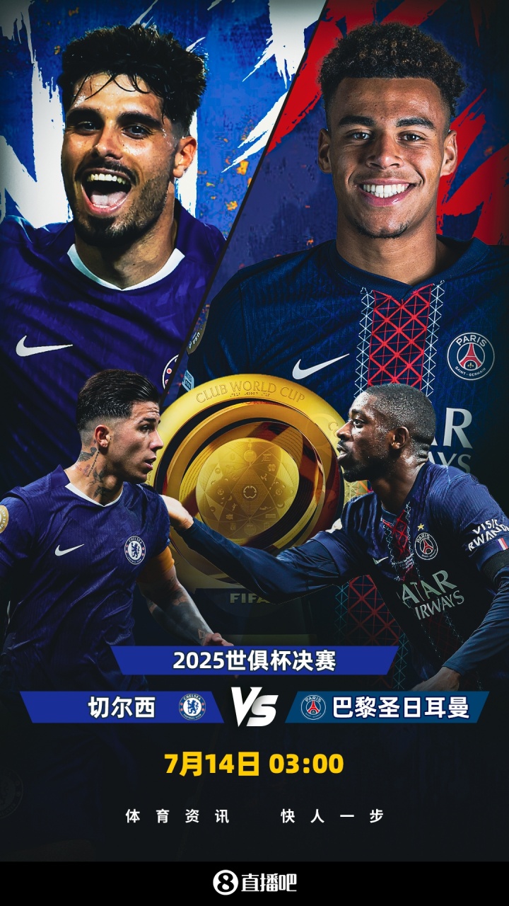 青春风暴对决！世俱杯决赛对阵：切尔西vs巴黎，14号凌晨300