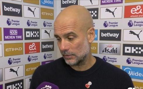 瓜迪奥拉：今天我们的防守组织真的非