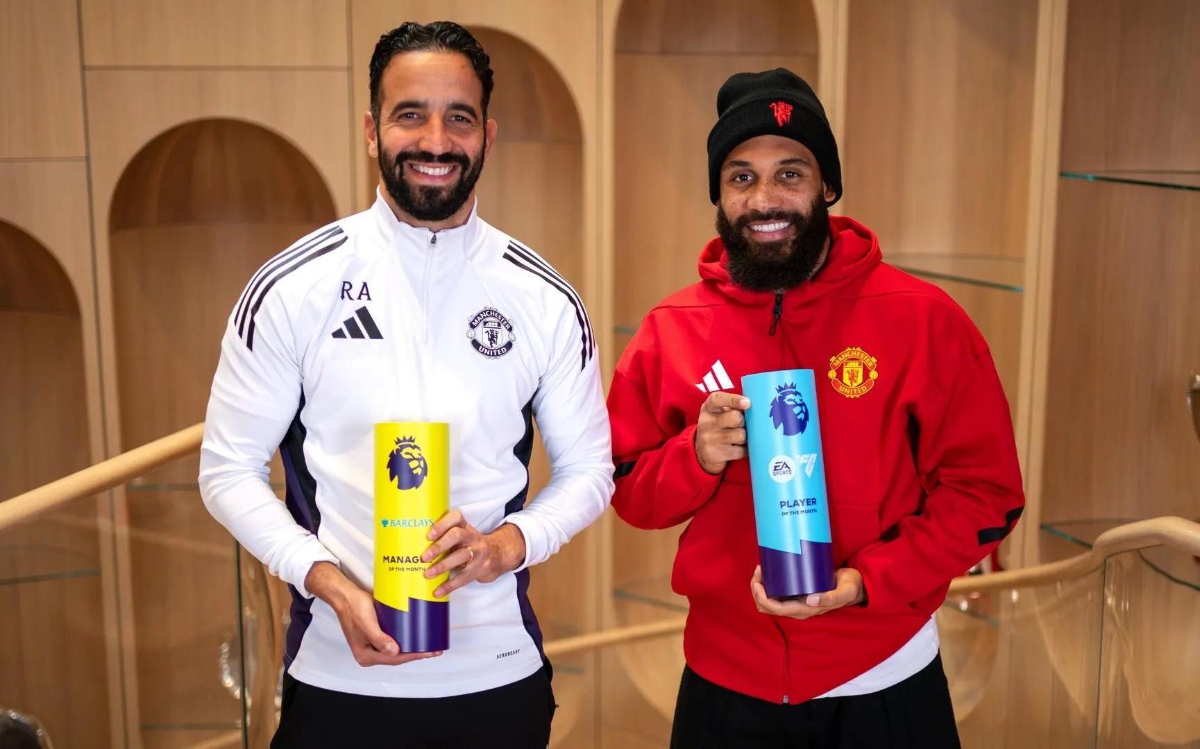 带领曼联三战全胜，官方：阿莫林当选英