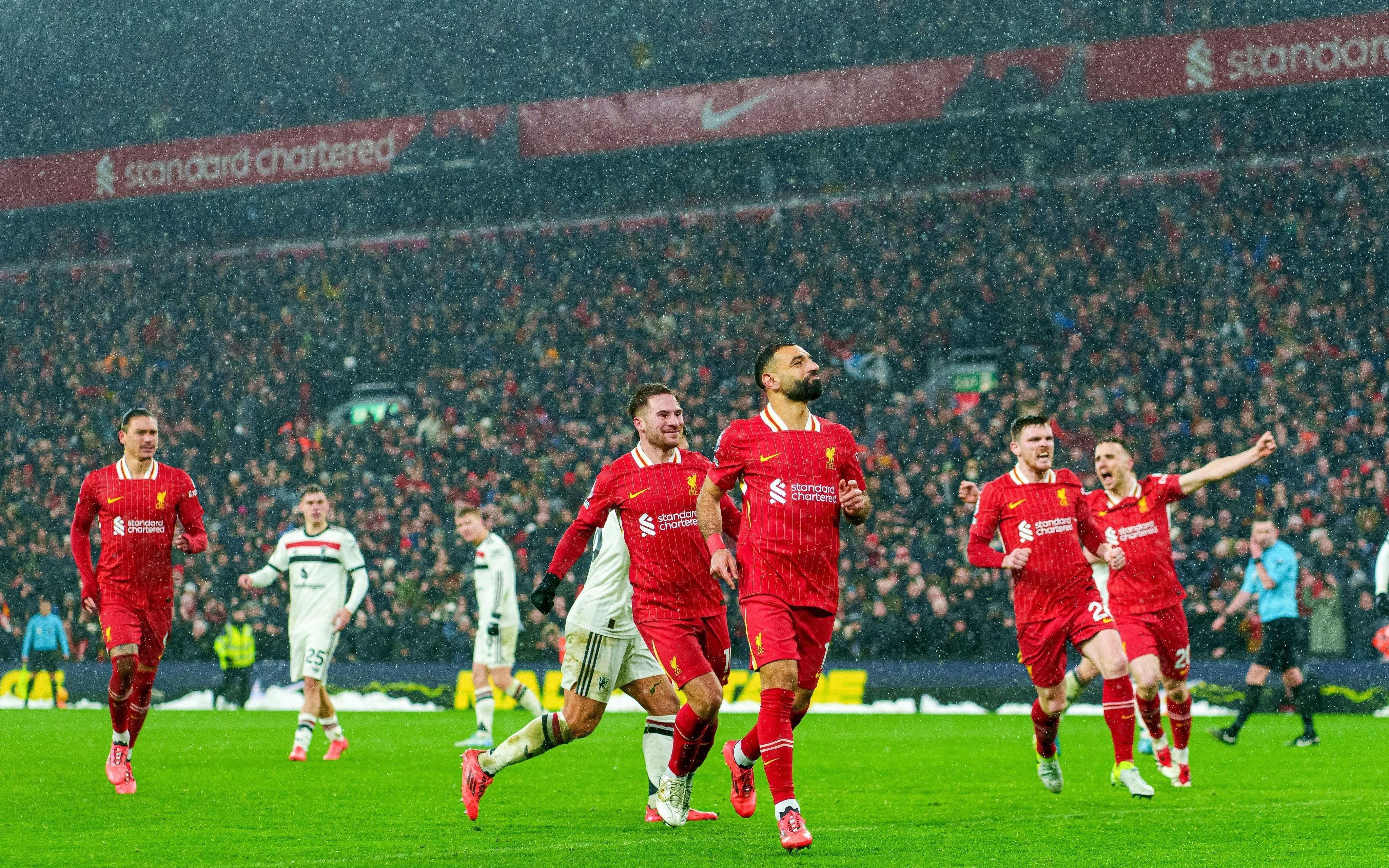 曼联英超客战利物浦已经9场不胜，仅对阵切尔西有过更长不胜