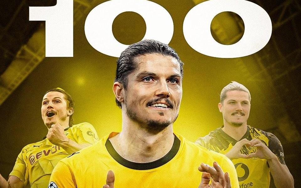 里程碑，萨比策完成多特生涯第100次出场