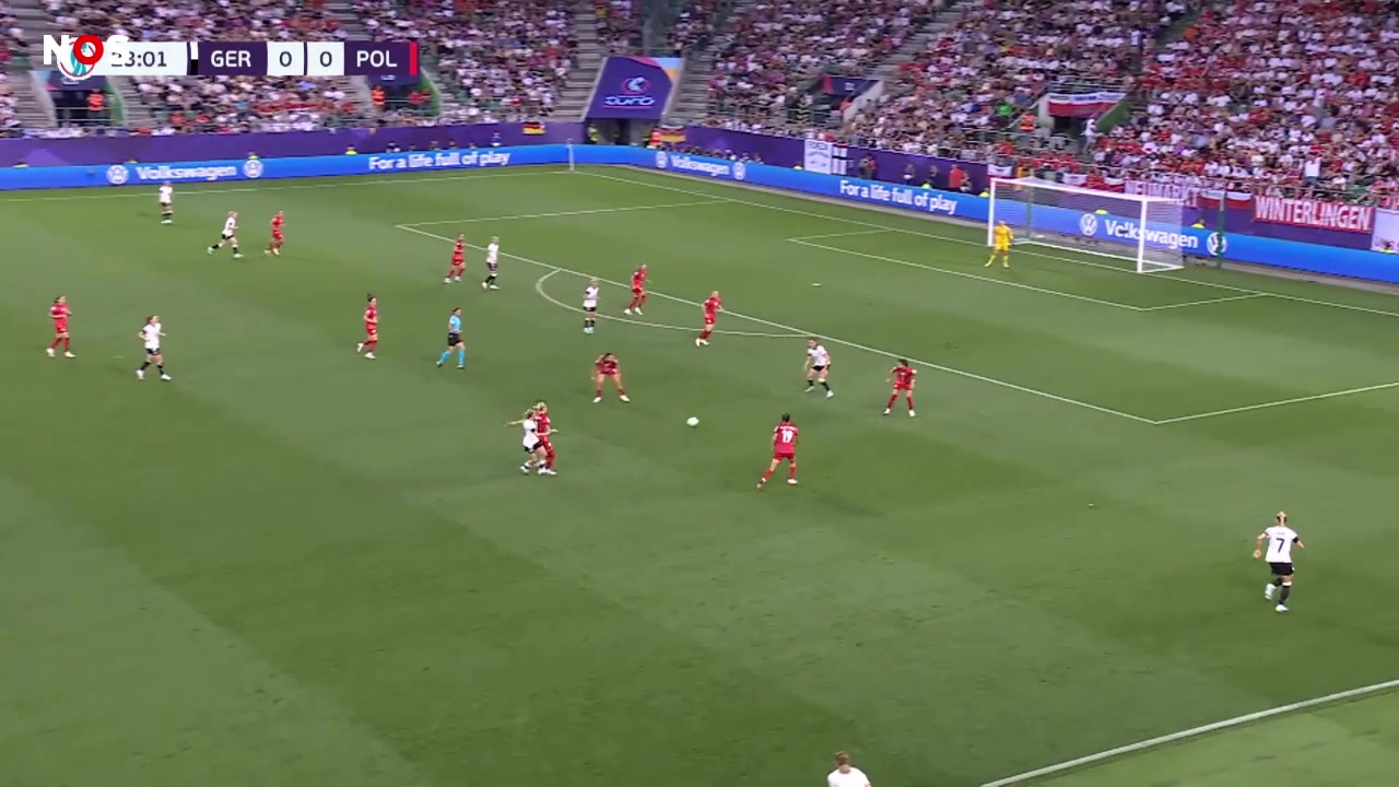 【集锦】女足欧洲杯朱莉破门利舒勒建功德国女足20波兰女足