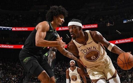 巴特勒24+10锡安25+7勇士主场力克鹈鹕