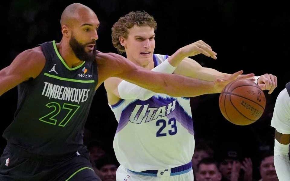 华子37+7三分森林狼40分狂胜爵士兰德尔19+10+12赛季第2次三双