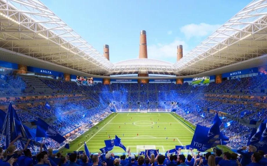 伯明翰6.2万人容量新球场有12根烟囱，致敬该地块的砖厂历史