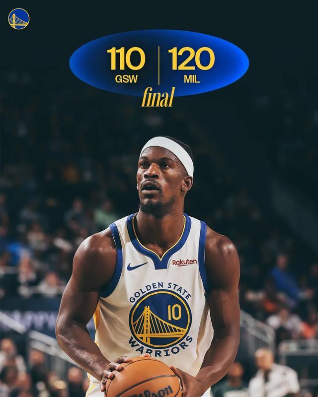 NBA勇士旧将罗林斯生涯新高32分，库里空砍27+6+4，勇士110比120不敌雄鹿