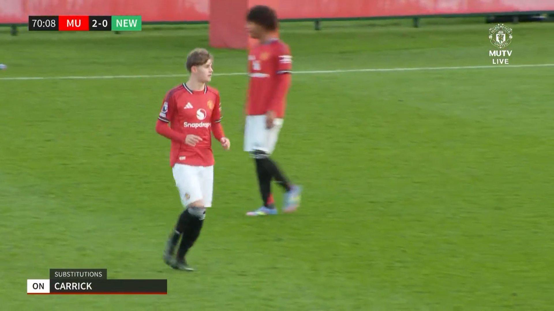 小卡里克曼联U18演首秀！曾搭档鲁尼长子，青训已有四大名宿之后