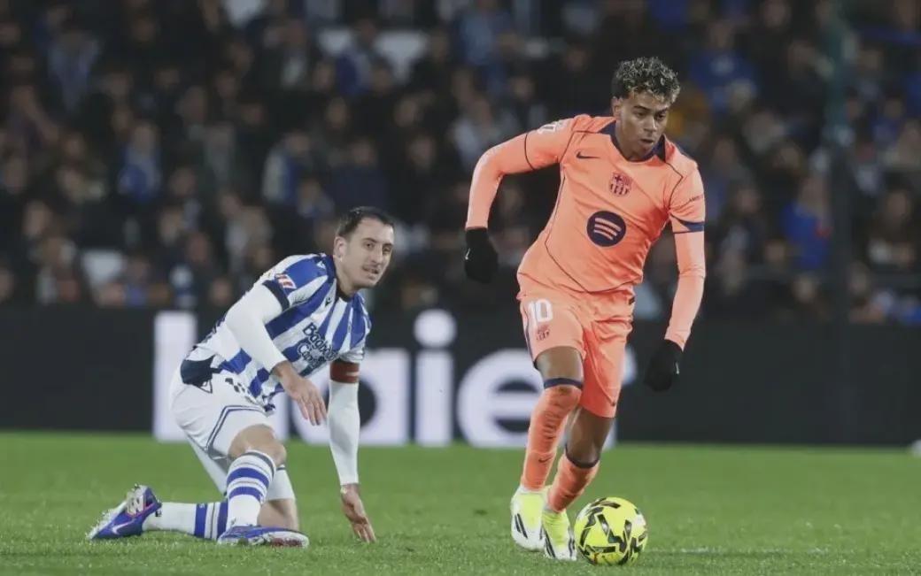 从9连胜到领先仅1分！巴萨诡异击中5次门框，西甲争冠悬念骤起