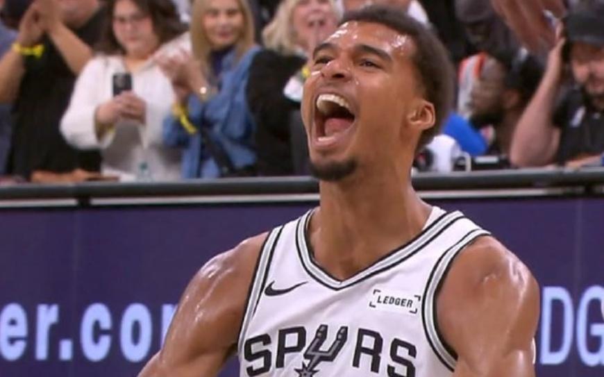 目标直指MVP！文班亚马再度爆发，又破纪录了！