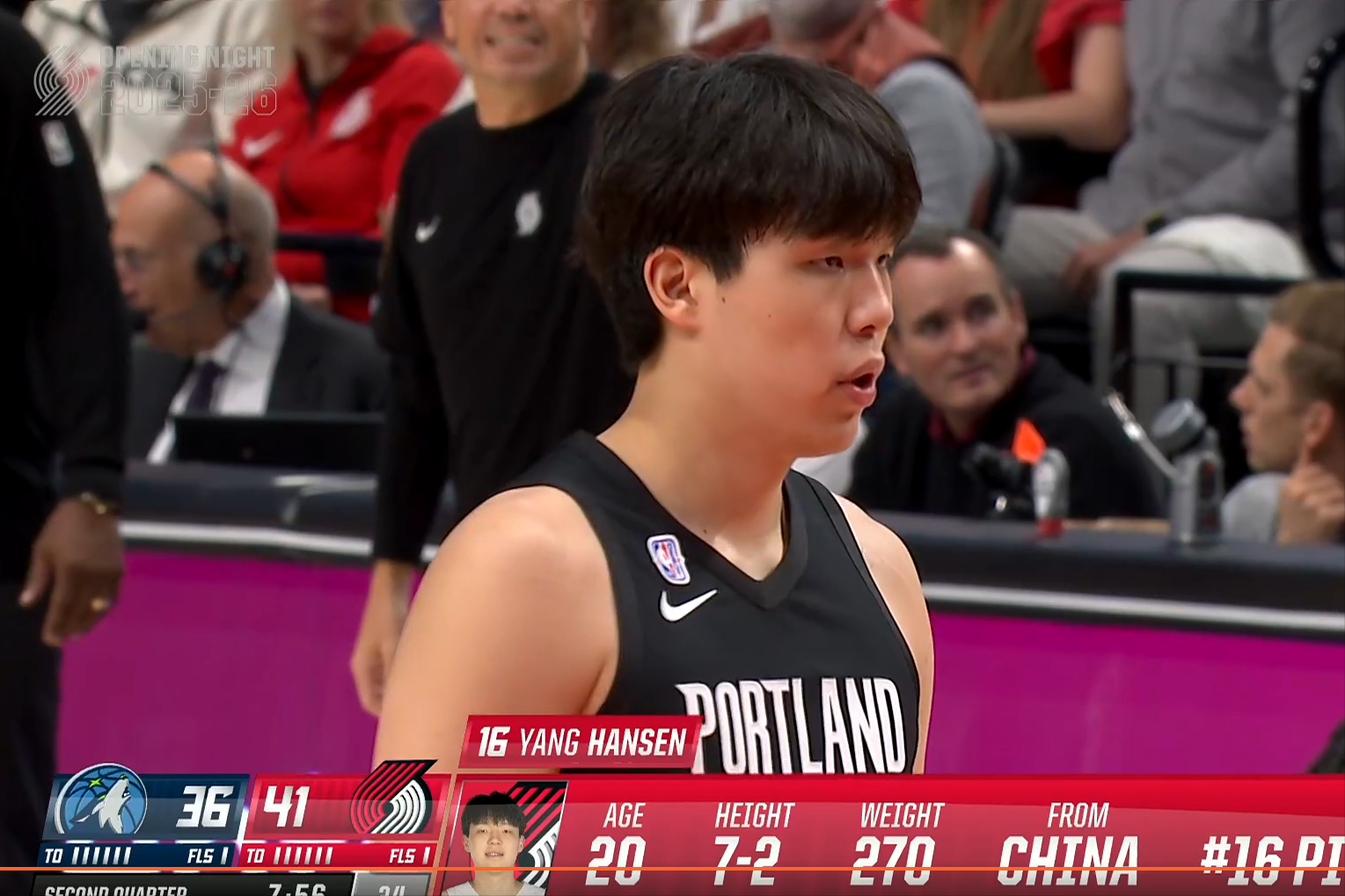 杨瀚森再遭DNP，湖人21岁奇兵25分，布朗尼助攻王